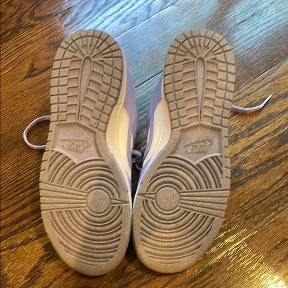 Kids' Nike Purple and White Sneakers - Picture 3 of 5